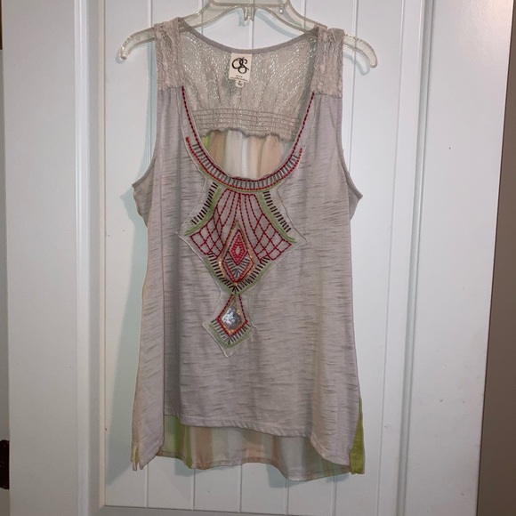 Anthropologie One September Top Size P Sleeveless - Picture 1 of 12